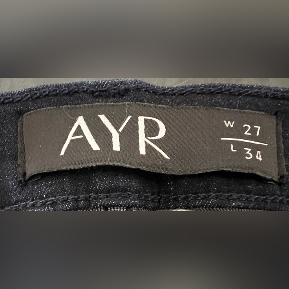 AYR Skinny Flare Dark Blue Jeans - Picture 5 of 7